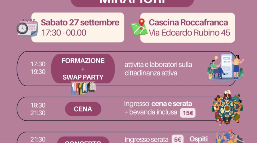 Festa di zona Mirafiori